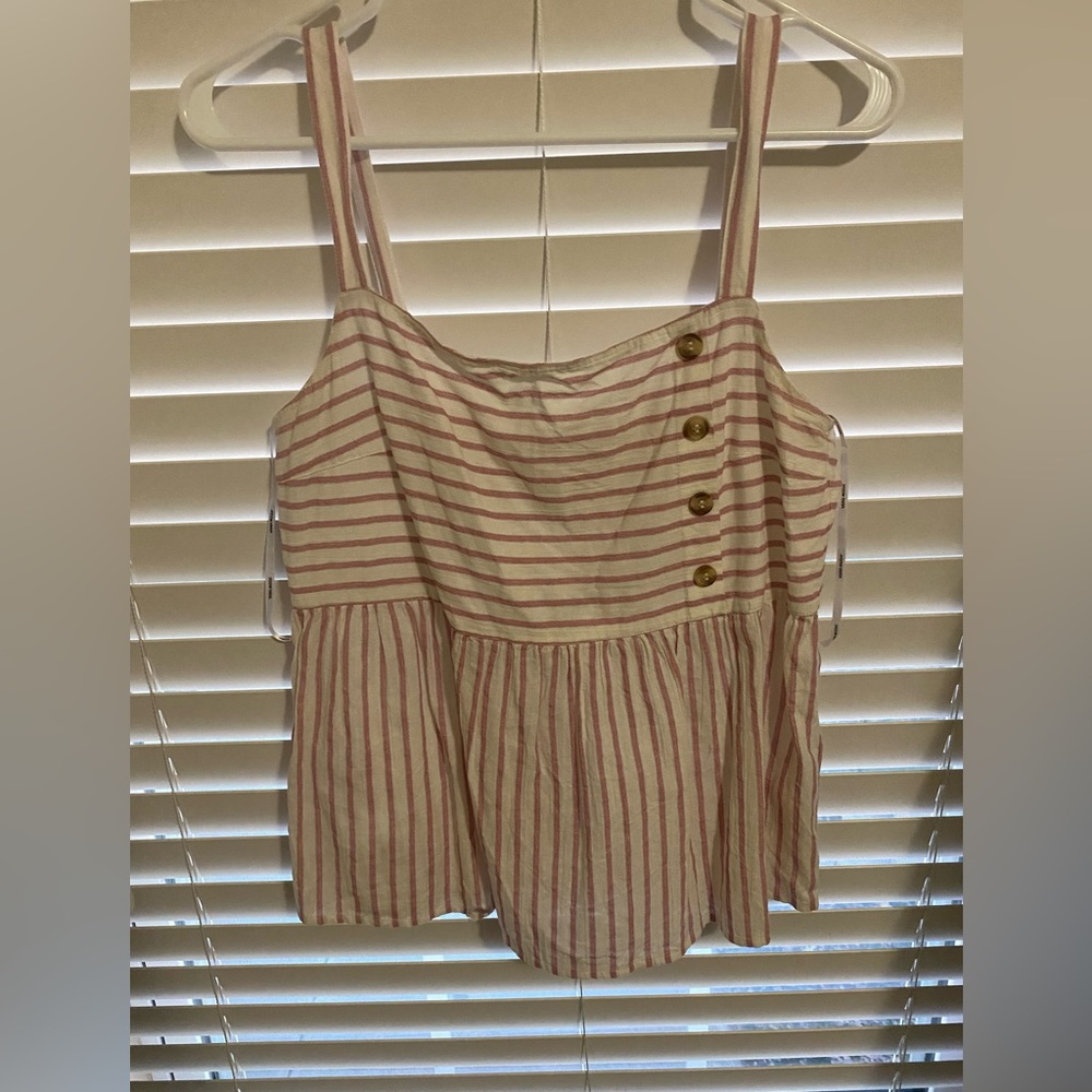 Striped tank top